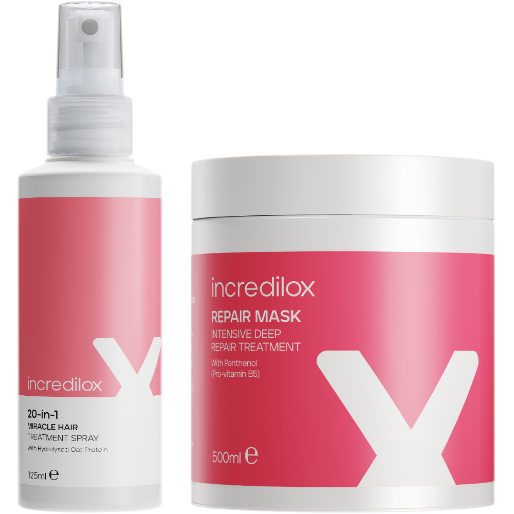 Incredilox 20-In-1 Miracle Hair Treatment Spray 125ml & Intensive Deep
