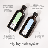Incredilox Hair & Scalp Rosemary Oil 100ml & Nourishing Argan Treatment Oil 100ml Twin