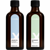 Incredilox Hair & Scalp Rosemary Oil 100ml & Nourishing Argan Treatment Oil 100ml Twin
