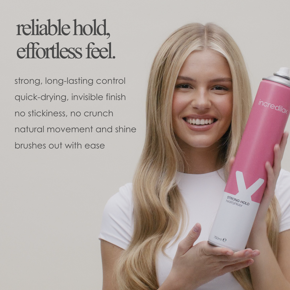 Incredilox Strong Hold Hairspray 750ml & Detangling Brush Twin