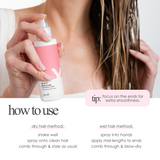 Incredilox 20-In-1 Miracle Hair Treatment Spray 125ml & Detangling Hair Brush Twin